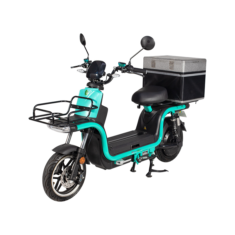 What advanced rider assistance systems does this electric motorcycle include?